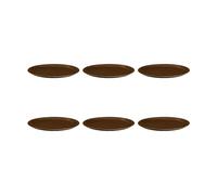 Seltmann Weiden Terra plate Ø27.8 cm 6-pack Earth Brown