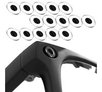 Seltureone 15 Pcs for Meta Glasses Light Cover Compatible with Ray-Ban Meta Wayfarer/Skyler/Headliner/Oakley Meta HSTN Smart Glasses Accessories Blackout LED Light Blocking Tempered Film