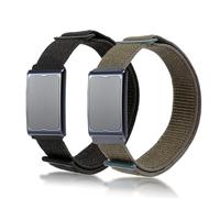 Seltureone 2 Pack Bicep Band Compatible with Amazfit Helio Strap, 40cm Nylon Bicep Band Replacement Strap, Hook and Loop Design for Sports Arm Band
