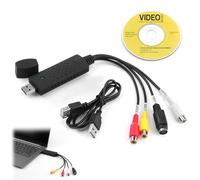 SELURK Audio Video Grabber USB 2.0, USB Video Capture Card for VHS, Hi8, DVD, VCR to Digital, Audio Video Converter for PC, TV, MAC, Compatible with Windows 11/10/8/7, Convert Analog to Digital