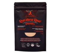 SelvaBio Red Maca Root Powder 250 g from Peru, Certified Organic, Gelatinised, Single Origin, Vegan Society Certified, for Smoothies, Shakes & Baking