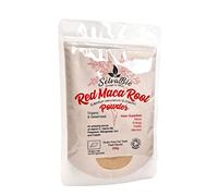 SelvaBio Red Maca Root Powder, Gelatinised, Certified Organic, Single Origin, Peru, Vegan, for Smoothies, Shakes & Baking, 250 g