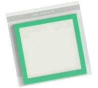 Selves Adhesive Note Pad Translucent Glitters Design Sticky Note Clear Adhesive Memo Sheet for Book Planners Task Residues Frees Sticky Notes