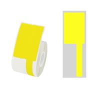 Selves Adhesive Wire Label Printable for Printer Handwriting, 1 Roll Waterproof Cable Label for Management Can Write on Wire Cord