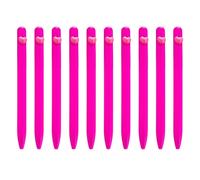 SELVFZ 10pcs 1.0mm Ballpoint Pen Smooth Writing Black Inks Stationery Love Heart For School Smooth Writing Love Heart Stationery For Teacher