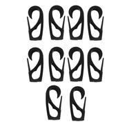 SELVFZ 10Pcs Elastic Rope Shock Cord Terminals End Hook Kayak Bungee Rope Cord Clip Hook Elastic Cord Lock Clip Shock Cord Clip Hook