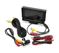 SELVFZ 2 In1 Car Parking 4.3" TFT LCD Monitor+Waterproof Reversing Rearview Camera Vehicle Electronics Amplifier