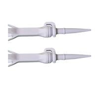 SELVFZ 2 Pcs 4-Prong Golfing Tees Rotatable Training Golfs Tees Ball Holder Flexible Golfs Golfing Training Accessories