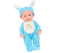 SELVFZ 24cm Realistic Baby Dolls Reborns Girl Doll With Lovely Jumpsuit Life Like Educational Reborns Grandma Parenting Game Toy Interactive Family Entertainment Toy