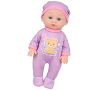 SELVFZ 24cm Realistic Baby Dolls Reborns Girl Doll With Lovely Jumpsuit Life Like Educational Reborns Grandma Parenting Game Toy Interactive Family Entertainment Toy