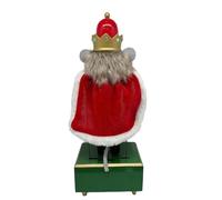 SELVFZ 30CM Music Box Puppet New Wind-Up Mechanical 八音盒 For Living Room Shelf Display Decorative Walnutcracker Sculpture