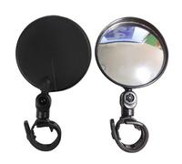 SELVFZ 360 Degree Rotate Bike Handlebar Rearview Glasses Safe Glasses Adjustable Handlebar Bike Rear View Glasses With Strap Bike Handlebar Glasses Bike Glasses Handlebar Rearview Glasses