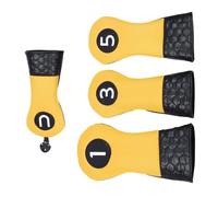 SELVFZ 4Pcs PU Golfs Head Protective Covers Driver Golfs Head Covers Putter Protective Guard Golfs Iron Headcover Club Covers Club Head Cover
