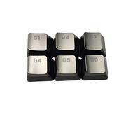 SELVFZ 6PCS G1G2G3G4G5G6 Macro Keycap ABS Backlit Macro Key Caps For CorsairK95 K100 RGB Gaming Keyboards Macro Keycaps