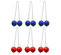 SELVFZ 6Pcs Ladders Toss Ball Replacement Hard Golfs Training Ball Outdoor Ladders For Kids Adult Family Easy To Use Outdoor Game