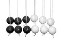 SELVFZ 6Pcs Ladders Toss Ball Replacement Hard Golfs Training Ball Outdoor Ladders For Kids Adult Family Easy To Use Outdoor Game