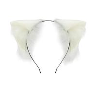 SELVFZ Adjustable Soft Plush Cats Ear Hairband Bendable Anime Ear Hairhoop For Roleplay Event Halloween Carnivals Celebration Carnivals Costume Headwear For Women Girl