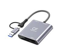 SELVFZ Aluminum 10Gbps CFE Type B Reader USB 3.2 Gen 2 10Gbps Card Lightweight Housing For Laptop Aluminum Card Reader