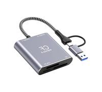 SELVFZ Aluminum 10Gbps CFE Type B Reader USB 3.2 Gen 2 10Gbps Card Lightweight Housing For Laptop Aluminum Card Reader