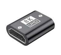 SELVFZ Aluminum HDTV 2.1 Adapter Female To 8K@60Hz 4K@240Hz Extender Coupler For Stick Monitors To Coupler