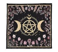 SELVFZ Astrology Tarots Table Cloth Metaphysical Board Game Mat Pendulum Divinations Tablecloth Board Game Card Pad Divinations Tablecloth Table Cloth Pendulum Mat For Tarot Card For Reading
