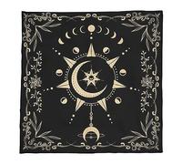 SELVFZ Astrology Tarots Table Cloth Metaphysical Board Game Mat Pendulum Divinations Tablecloth Board Game Card Pad Divinations Tablecloth Table Cloth Pendulum Mat For Tarot Card For Reading