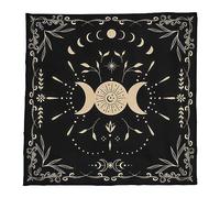 SELVFZ Astrology Tarots Table Cloth Metaphysical Board Game Mat Pendulum Divinations Tablecloth Board Game Card Pad Divinations Tablecloth Table Cloth Pendulum Mat For Tarot Card For Reading