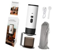 SELVFZ Automatic Capsuled Coffee Maker With Heating Function Portable Compacts Design For Travel Camping Home Office Use Compacts Travel Coffee Maker
