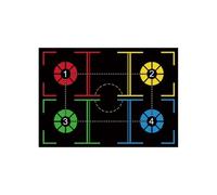 SELVFZ Basketball Footstep Mat Safe And Effective Indoor Training Soundproof Mat For Skill Development Kids Basketball Training Mat
