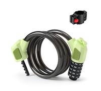 SELVFZ Bike Cable Bike Heavy Duties AntiTheft Security 5Digits Resettable Combination Cable Code