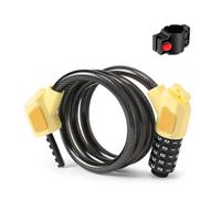SELVFZ Bike Cable Bike Heavy Duties AntiTheft Security 5Digits Resettable Combination Cable Code