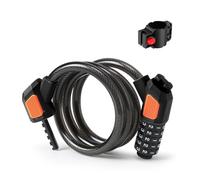 SELVFZ Bike Cable Bike Heavy Duties AntiTheft Security 5Digits Resettable Combination Cable Code
