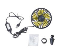 SELVFZ Car Fan USB Fan With 3 Speed Rotation Clip For Vehicle Air Circulation Car Truck SUV Camping Cooling Usb For Vent Portable Camping Auto Rotation Rechargeable Clip On