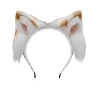 SELVFZ Cartoon Cats Ears Hairband For Girls And Women Adjustable Animal Tail Ear Headwear For Festival Celebrations Parties Plush Cats Ears Headbands