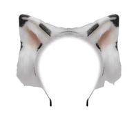SELVFZ Cartoon Cats Ears Hairband For Girls And Women Adjustable Animal Tail Ear Headwear For Festival Celebrations Parties Plush Cats Ears Headbands