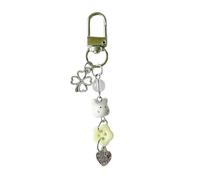 SELVFZ Cartoon Rabbits Bead Phone Lanyard Cuteness Rabbits Beaded Mobile Strap Unique Key Holder Present for Fashion Enthusiasts