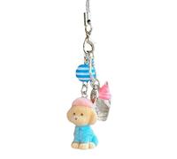 SELVFZ Charm Dog Themed Phone Charm Portable Keyring Decorations Dog Key Holder Hanging Ornament Suitable for Everyday Use