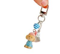 SELVFZ Charm Dog Themed Phone Charm Portable Keyring Decorations Dog Key Holder Hanging Ornament Suitable for Everyday Use