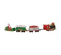 SELVFZ Christmas Electric Train Toy Christmas Tree Decors Kid Toy Accessory For Christmas Children Birthday Present Christmas Electric Trains For Under The Tree