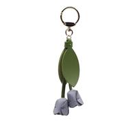 SELVFZ Dainty Tulips Holder PU Leather Alloy Lovely Design Elegant Floral Rings For Keys Backpacks Gift Giving Lightweight Keychain For Bags