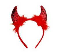 SELVFZ Delicate Halloween Ox Horn Hair Hoop Headbands Hair Bands Party Decoration For Girls And Womens Photo Props Horn Hair Hoop