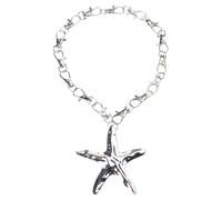 SELVFZ Delicate Heart Necklace Fashionable Craftsmanship Star Pendant Choker Charm Neckwear Chain Suitable for Various Occasion Women