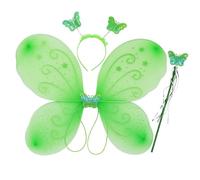 SELVFZ Dreamlike Fairy Princess Wand Butterflies Wing Headband Birthday Party Halloween Cosplay Costume Props Gifts Wand For Kids Wand Crystal