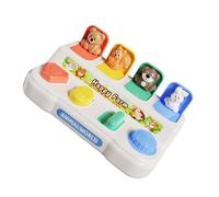 SELVFZ Educational Activity Toy For Infants With Popping Animals Stimulating Cause And Effect Understanding Board Game Early Learning