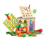 SELVFZ Educational Toy Wooden Game Set Children Funny Improve Intelligence Toy Age 3-5 Kindergarten Kids Busy Cube