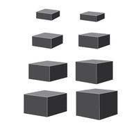 SELVFZ Elegant Acrylics Display Shelves with Multiple Levels Home Accessory Portable for Desserts and Collectible Items Multiple Tiered Display Unit