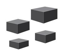 SELVFZ Elegant Acrylics Display Shelves with Multiple Levels Home Accessory Portable for Desserts and Collectible Items Multiple Tiered Display Unit