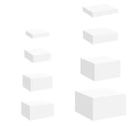 SELVFZ Elegant Acrylics Display Shelves with Multiple Levels Home Accessory Portable for Desserts and Collectible Items Multiple Tiered Display Unit