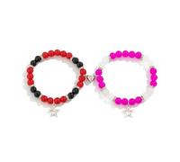 SELVFZ Elegant Beaded Star Charm Pendant Stylish Wrist Jewelry Fashion Statement for Woman