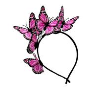 SELVFZ Elegant Butterfly Hair Accessory Headband Unique Butterfly Hair Clip For Women And Girls Halloween Cosplay Wedding Hairband For Women
